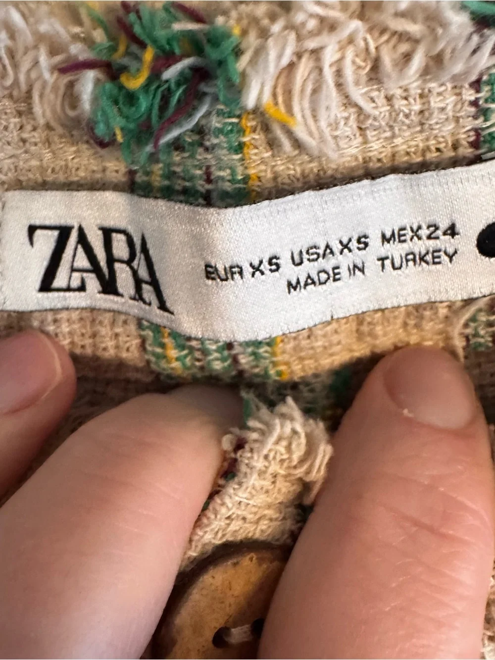 ZARA Boho Linen Beth‎ Stripe Pants